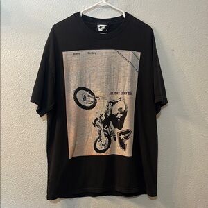 Famous Short Sleeve Tee with Urban Graphic